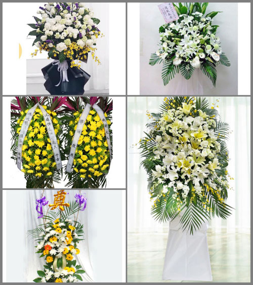 福建三明大田县谢洋乡三角尾村白事花篮预定